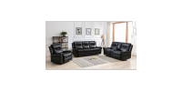 Sofa inclinable Emerson 99927BLK (Noir)